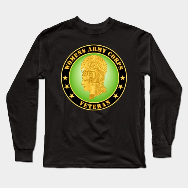 Womens Army Corps Veteran Long Sleeve T-Shirt by twix123844